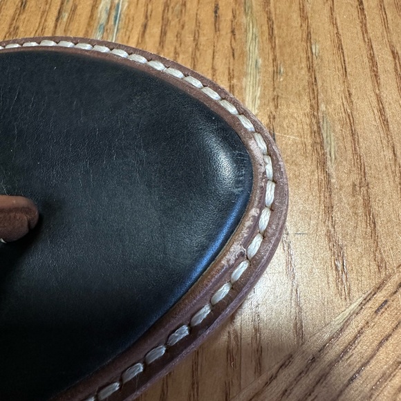 rag & bone Ansley Buckle Thong Suede Sandals women’s size 38 - Picture 6 of 14